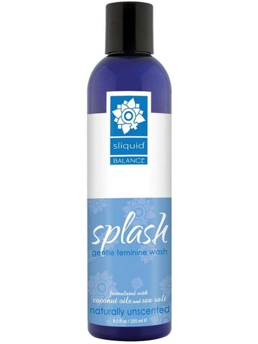Eldorado EL-7633-22 Sliquid Splash Glycerin Free Feminine Wash with Organic Botanicals, 8.5 Oz