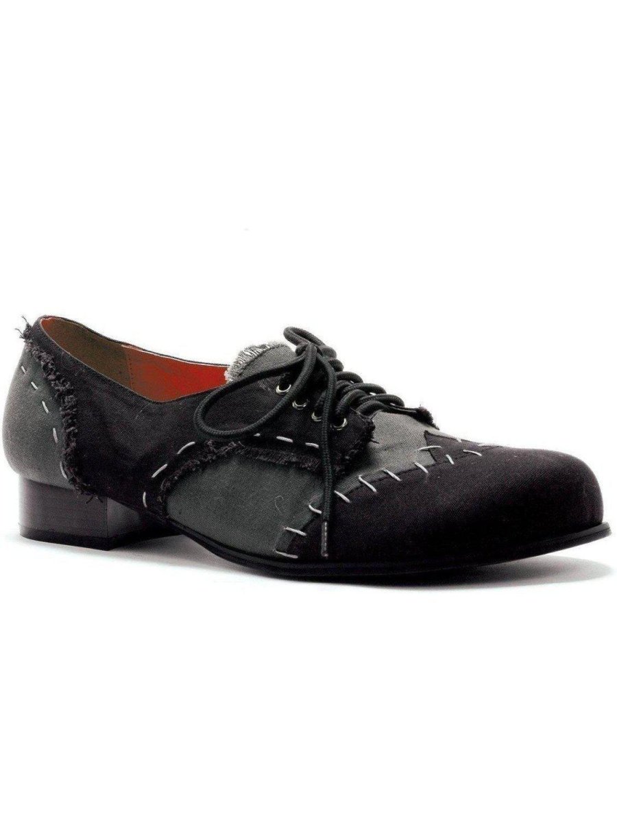 Men's Zombie Shoes - Ellie Shoes 121-Frankie 1" Heel in Black, Sizes S-L for Bold Style