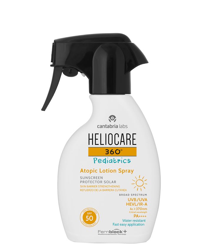 Heliocare Pediatrics Atopic Lotion SPF 50 – aurinkoemulsio kuivalle iholle