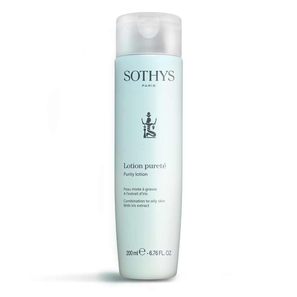 Sothys Purity Lotion, syväpuhdistava kasvovesi seka- ja rasvaiselle iholle, 200ml