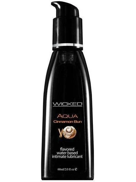 Wicked Sensual Care Aqua Cinnamon Flavored -liukuvoide 2 ml - suudeltava ja nuoltava
